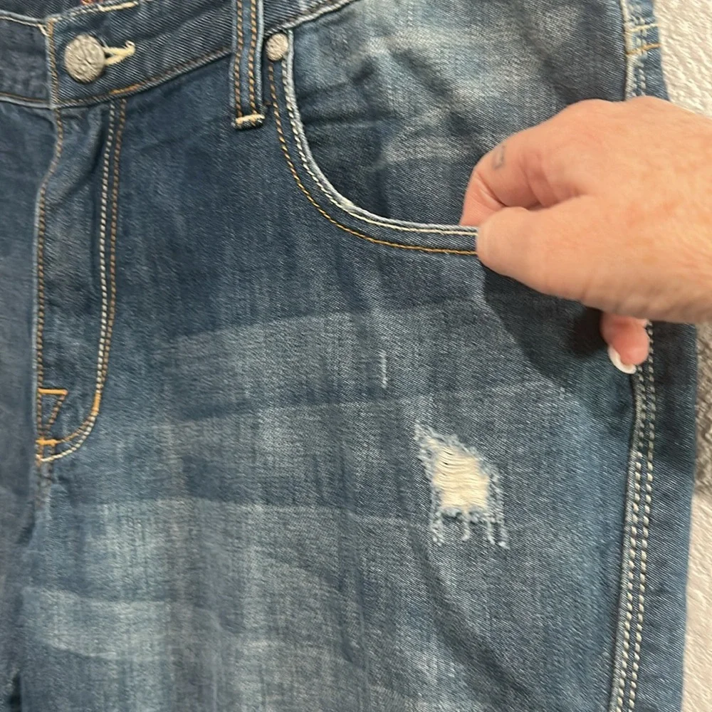 Rock & Republic Men's Blue Distressed Jeans 38X32 - Picture 4 of 10